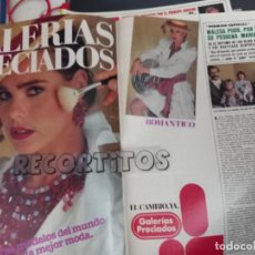 Coleccionismo de Revistas y Periódicos: FAMOSOS EN LA PUBLICIDAD MARGAUX HEMINGWAY ANUNCIO GALERIAS PRECIADOS. Lote 380517319