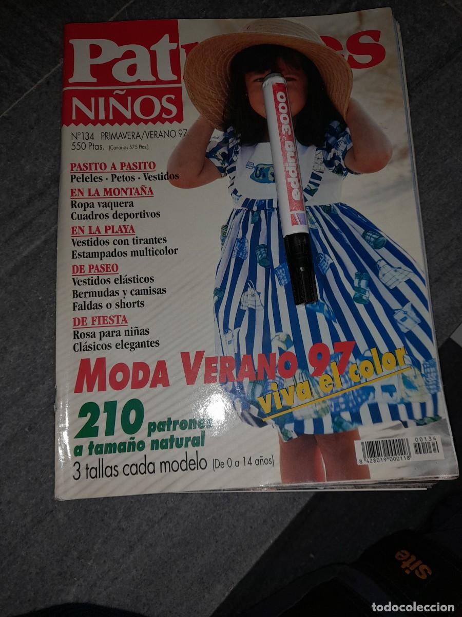 Coleccionismo de Revistas y Peri&oacute;dicos: Revista Patrones ni&ntilde;os N&deg; 134 a&ntilde;o 1997 moda costura