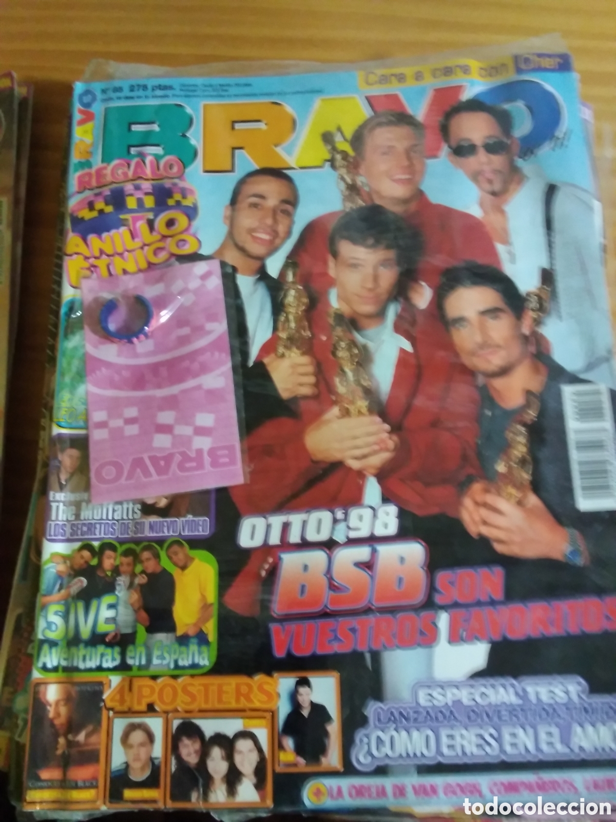 Collezionismo di Riviste e Giornali: Bravo revista para j&oacute;venes n&uacute;mero 85 contiene anillo etnico