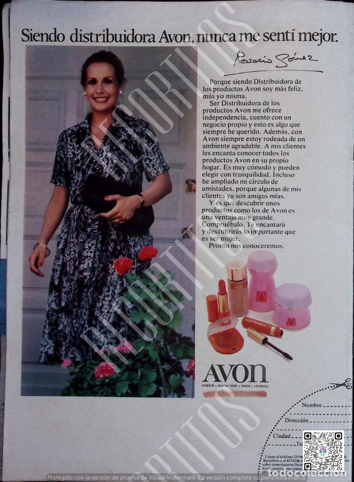 Coleccionismo de Revistas y Peri&oacute;dicos: ANUNCIO AVON