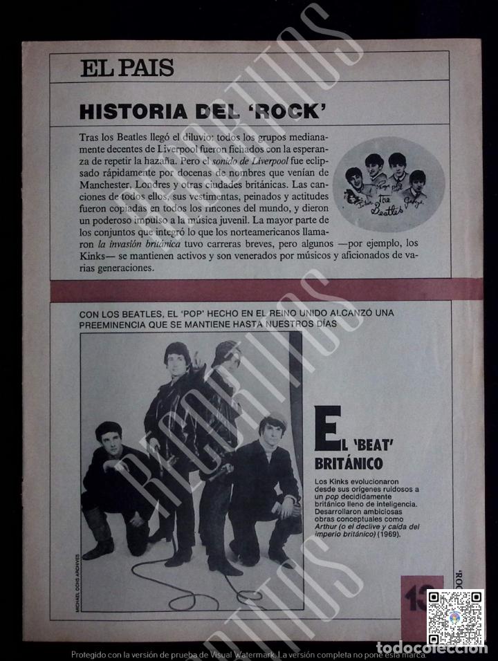 Coleccionismo de revistas y peri&oacute;dicos: LOS KINKS THE BEATLES HOLLIES