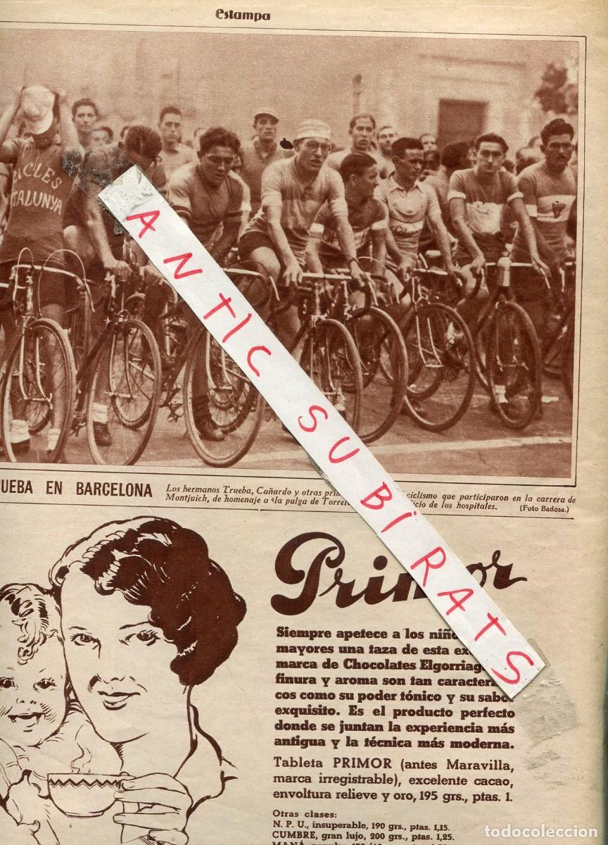 Coleccionismo de Revistas y Peri&oacute;dicos: REVISTA A&Ntilde;O 1933 PROHIBICION DE LA PROCESION DEL CRISTAL EN ZARAGOZA LA PULGA DE TORRELAVEGA CICLISM