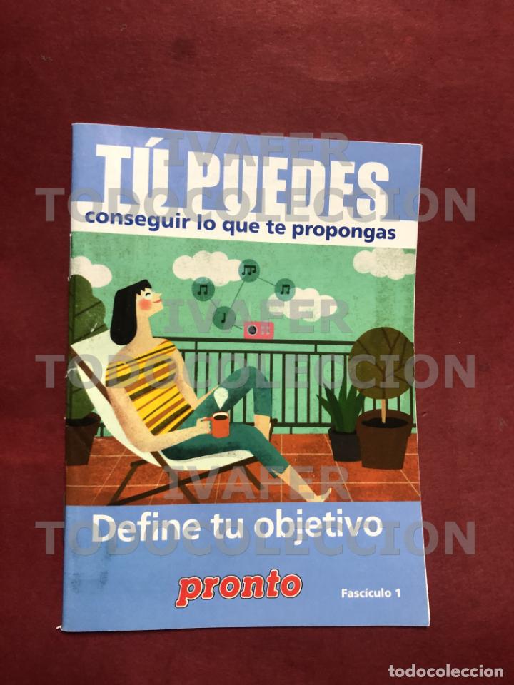 Coleccionismo de Revistas y Peri&oacute;dicos: FASCICULO 1 REVISTA PRONTO TU PUEDES CONSEGUIR LO QUE TE PROPONGAS, DEFINE TU OBJETIVO, 31 PAGINAS