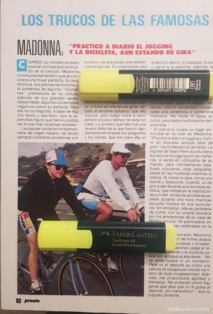 Sammeln von Zeitschriften und Zeitungen: Reportaje Madonna / Brooke Shields 16.07.87