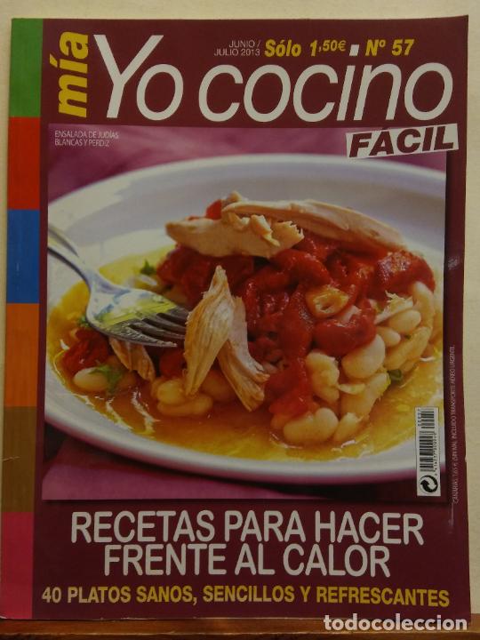 Colecionismo de Revistas e Jornais: REVISTA M&Iacute;A YO COCINO. N&ordm;57. JUNIO 2013. RECETAS PARA HACER FRENTE AL CALOR