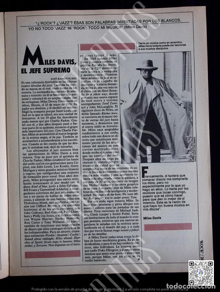 Coleccionismo de Revistas y Peri&oacute;dicos: JEFF BECK MILES DAVIS