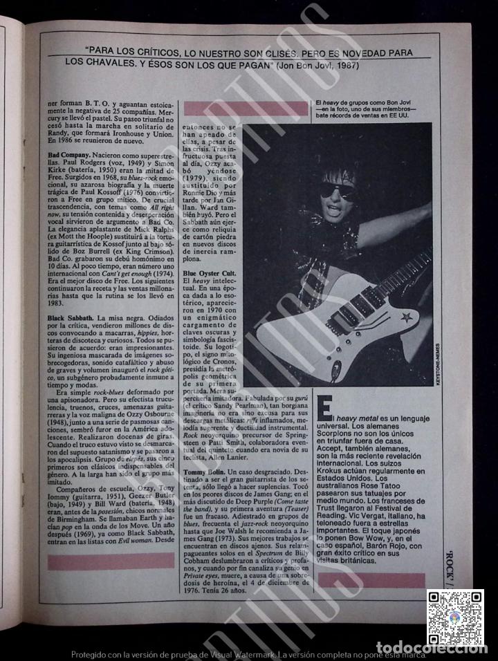 Coleccionismo de Revistas y Peri&oacute;dicos: IRON MAIDEN BON JOVI