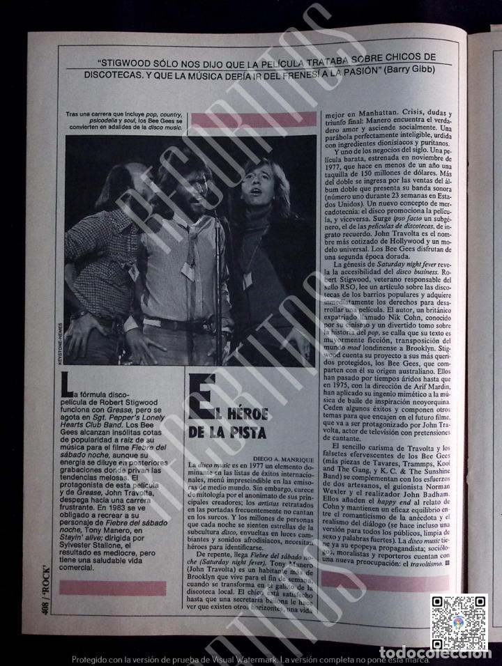 Coleccionismo de revistas y peri&oacute;dicos: GIORGIO MORODER BEE GEES - Foto 2