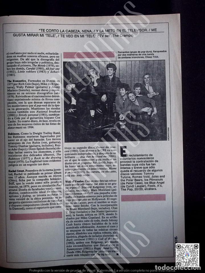 Coleccionismo de Revistas y Peri&oacute;dicos: TALKING HEADS ROMANTICS CHEAP TRICK
