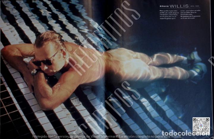 Coleccionismo de Revistas y Peri&oacute;dicos: PIN UP RECORTE BRUCE WILLIS