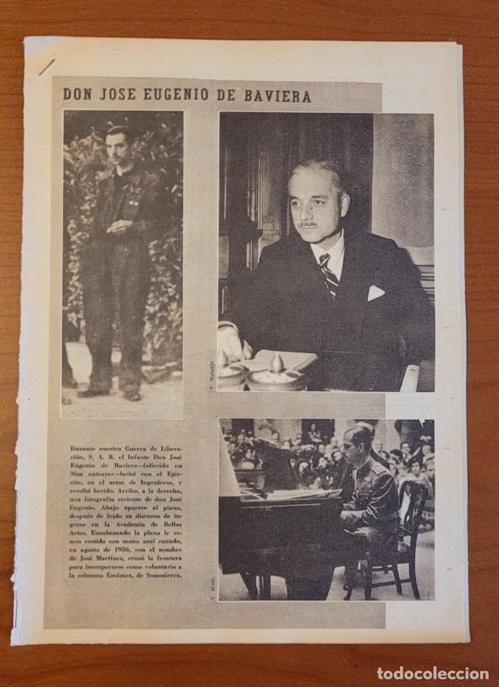 Coleccionismo de Revistas y Peri&oacute;dicos: Recortes ABC Fallecimiento del infante don Jos&eacute; Eugenio de Baviera