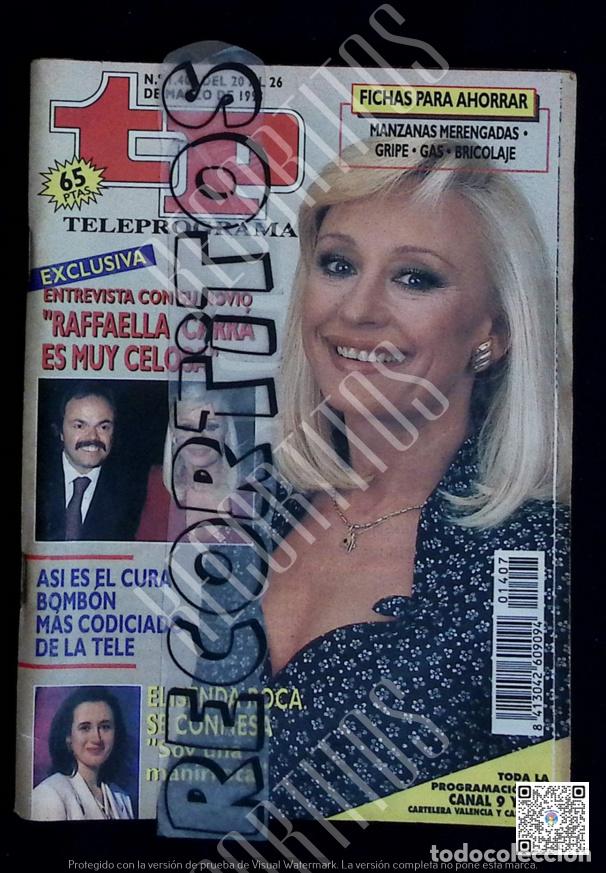 Coleccionismo de revistas y peri&oacute;dicos: RAFAELLA CARRA RAFAELA COVER AND CLIPPINGS