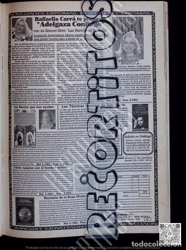 Coleccionismo de Revistas y Peri&oacute;dicos: RAFFAELLA CARRA ADELGAZA CON