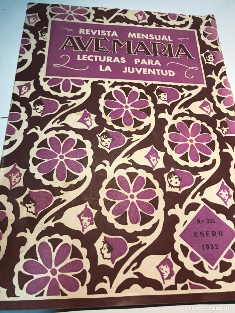 Coleccionismo de Revistas y Peri&oacute;dicos: REVISTA. AveMar&iacute;a. Lecturas para la juventud. Enero 1932. Habana, Mosc&uacute;. Escultura Rosendo Olivella