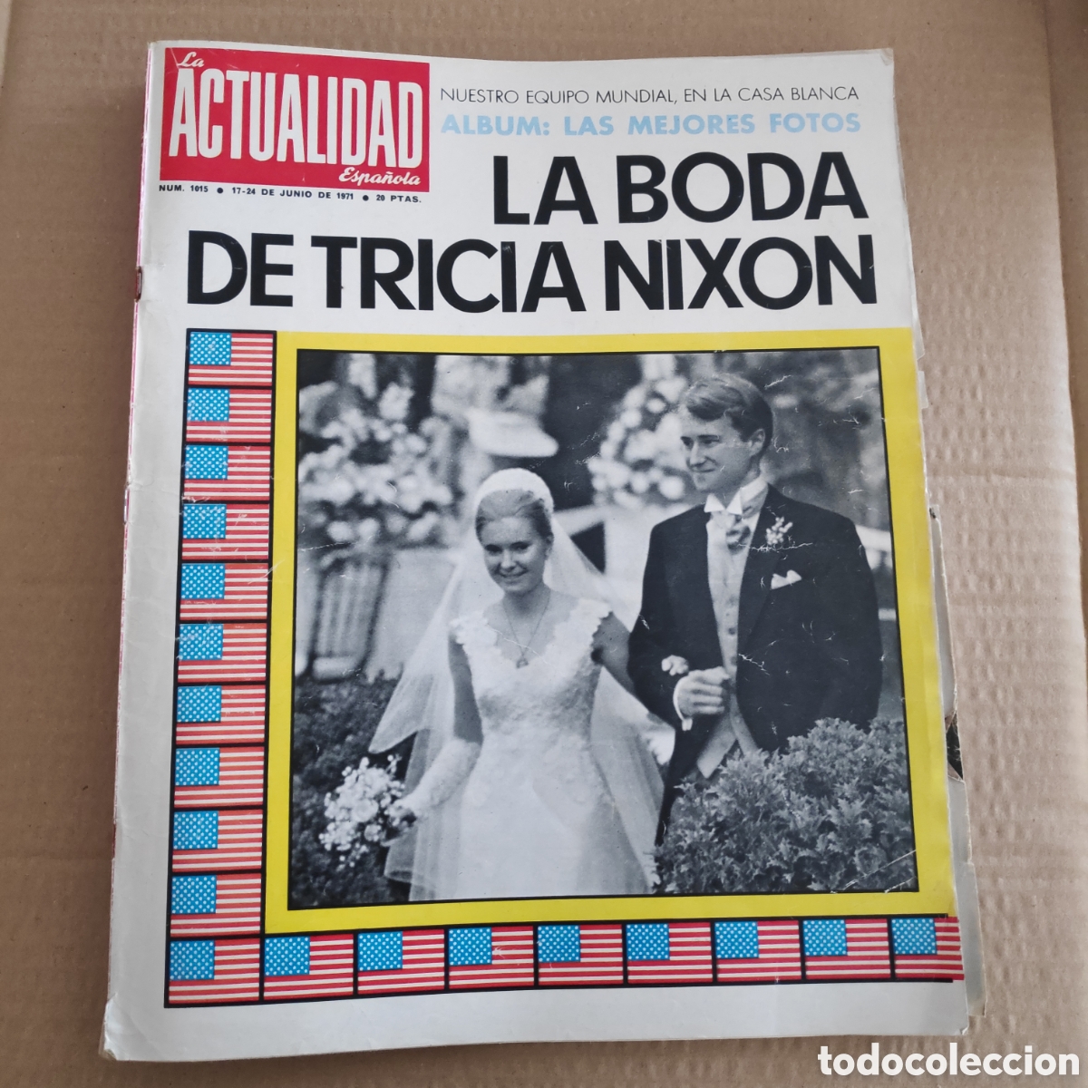 Coleccionismo de Revistas y Peri&oacute;dicos: LA ACTUALIDAD ESPA&Ntilde;OLA 1015 NIXON FRANCO MADRID LUIS MIGUEL DOMINGUIN ISRAEL OVIEDO PAKISTAN MADRID