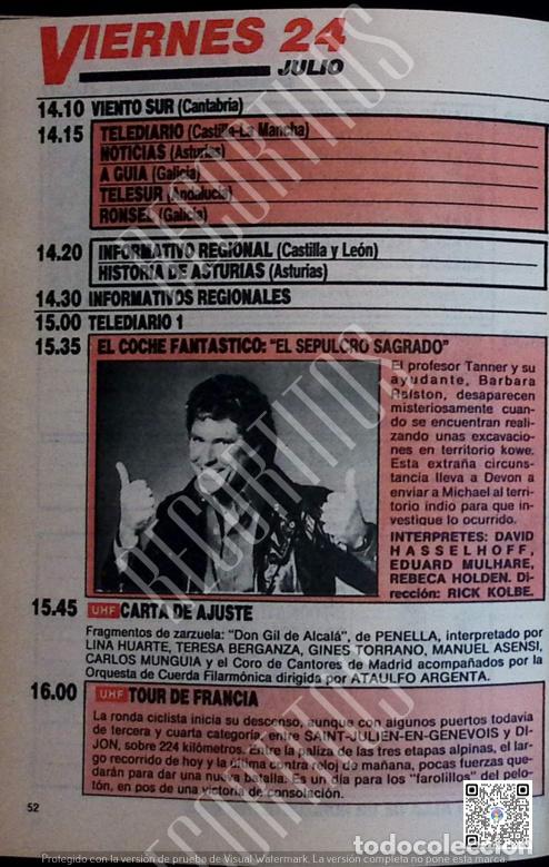 Coleccionismo de Revistas y Peri&oacute;dicos: david hasselhoff EL COCHE FANTASTICO