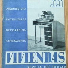 Coleccionismo de Revistas y Periódicos: REVISTA DEL HOGAR VIVIENDAS Nº 33 - MARZO DE 1935 MADRID - ARQUITECTURA, PORCELANAS DANESAS. Lote 380967389