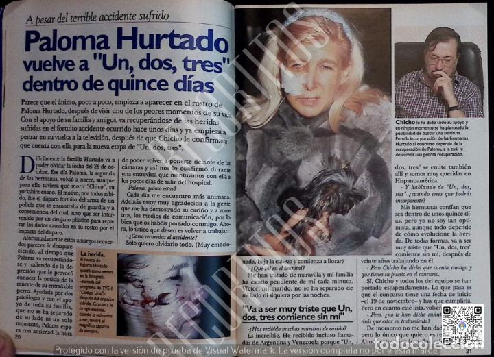 Coleccionismo de revistas y peri&oacute;dicos: PALOMA HURTADO EL UN DOS TRES 1 2 3