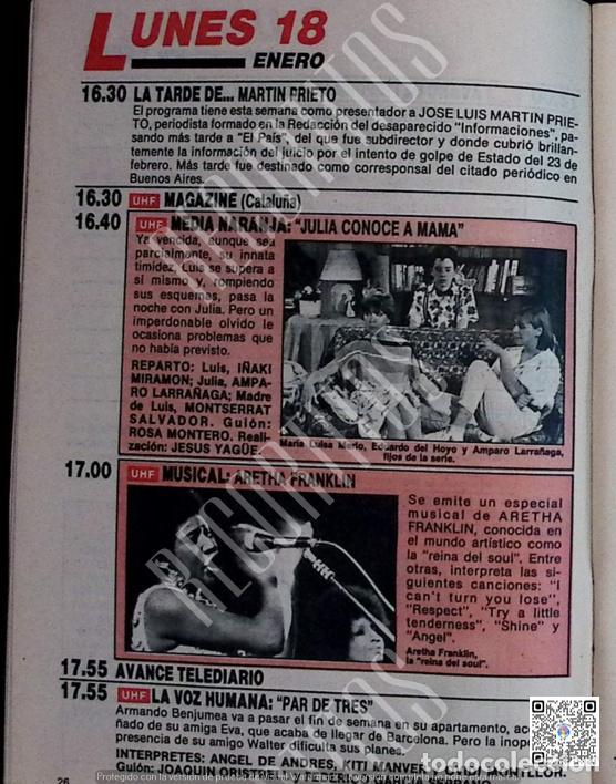 Coleccionismo de Revistas y Peri&oacute;dicos: aretha franklin AMPARO LARRA&Ntilde;AGA MARIA LUISA MERLO