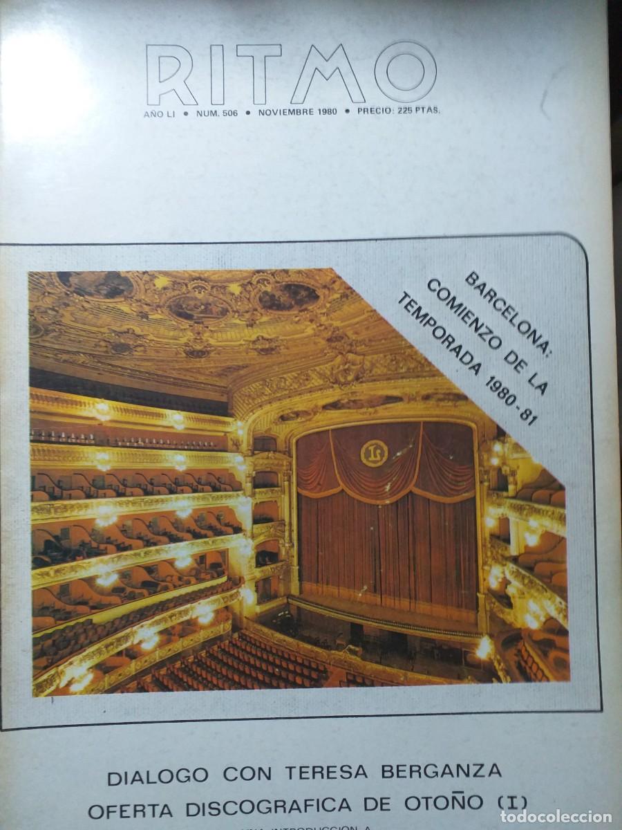 Collezionismo di Riviste e Giornali: ritmo n&ordm; 506 noviembre 1980