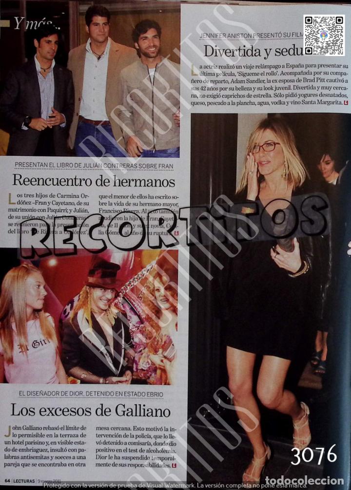 Coleccionismo de revistas y peri&oacute;dicos: jennifer aniston JOHN GALIANO FRAN RIVERA CAYETANO