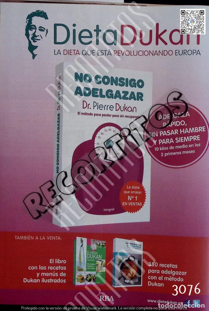Coleccionismo de revistas y peri&oacute;dicos: ANUNCIO DIETA DUNCAN DUNKAN