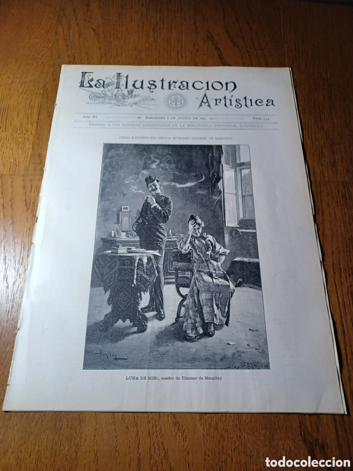Sammeln von Zeitschriften und Zeitungen: REVISTA 1892 GERONA EN 1809 GRUPO DE ANTONIO PARERA. LAS POMPAS DE JAB&Oacute;N