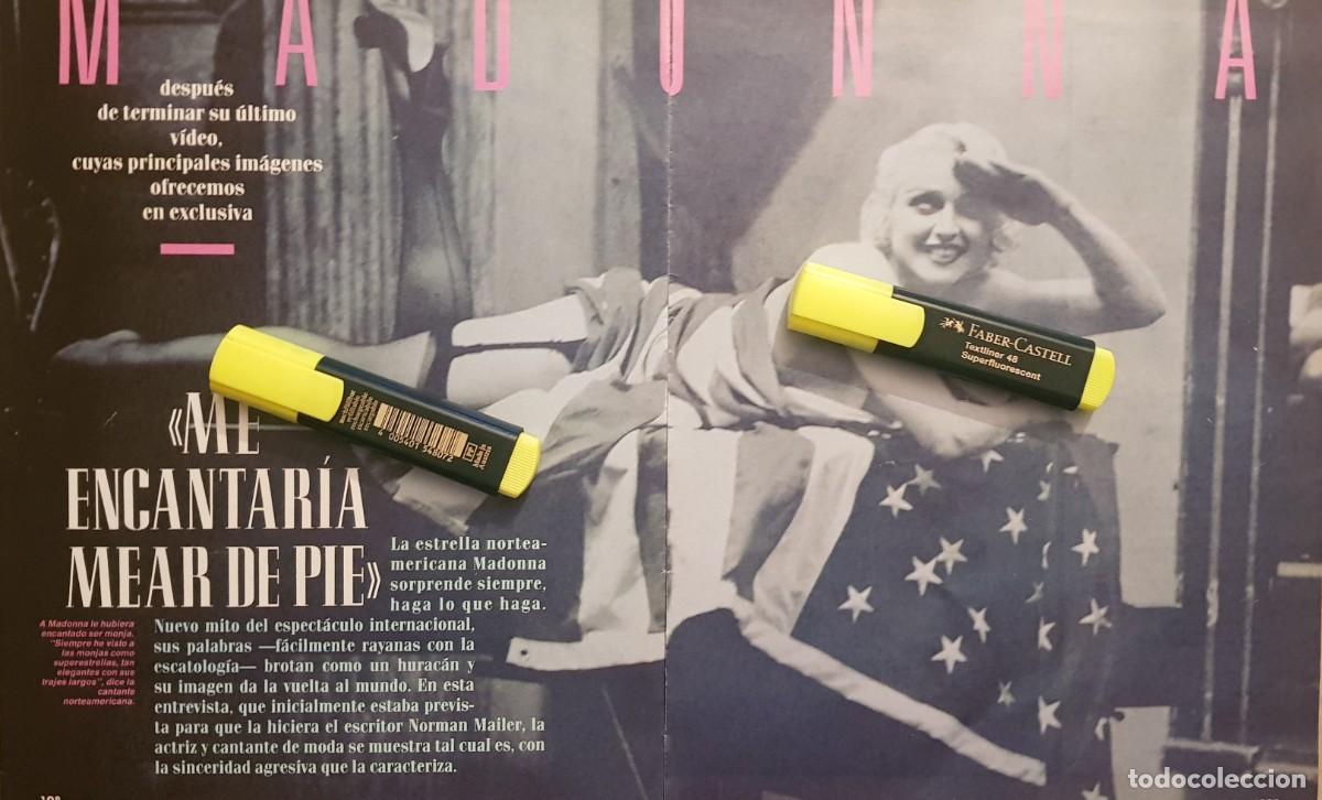 Coleccionismo de Revistas y Peri&oacute;dicos: Reportaje Madonna 22.07.91