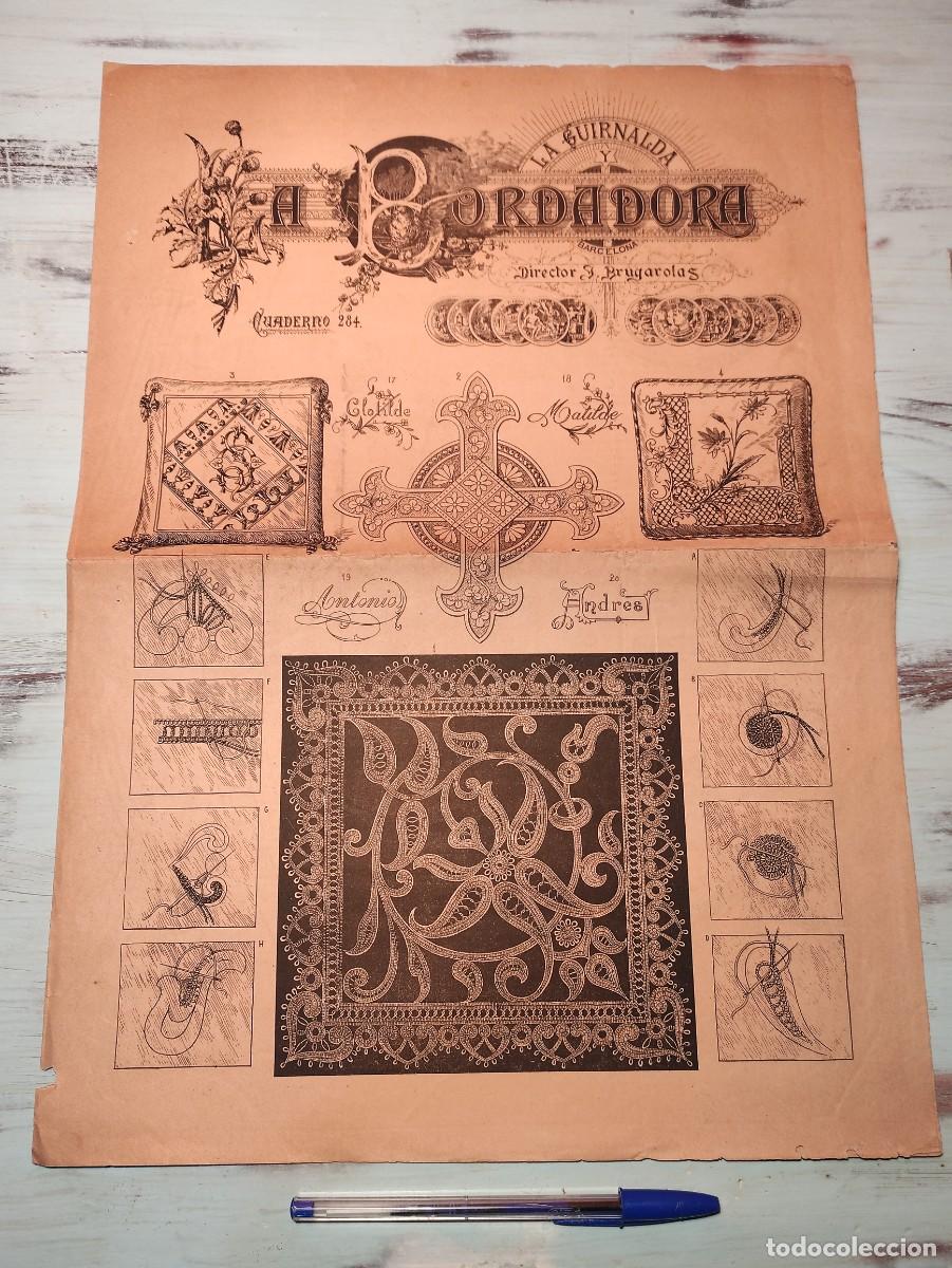Coleccionismo de revistas y peri&oacute;dicos: La guirnalda y la bordadora 284