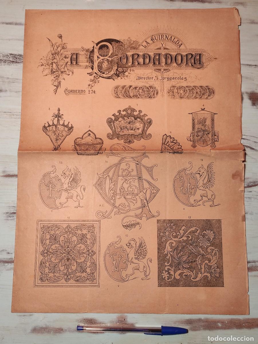Coleccionismo de revistas y peri&oacute;dicos: La guirnalda y la bordadora 274