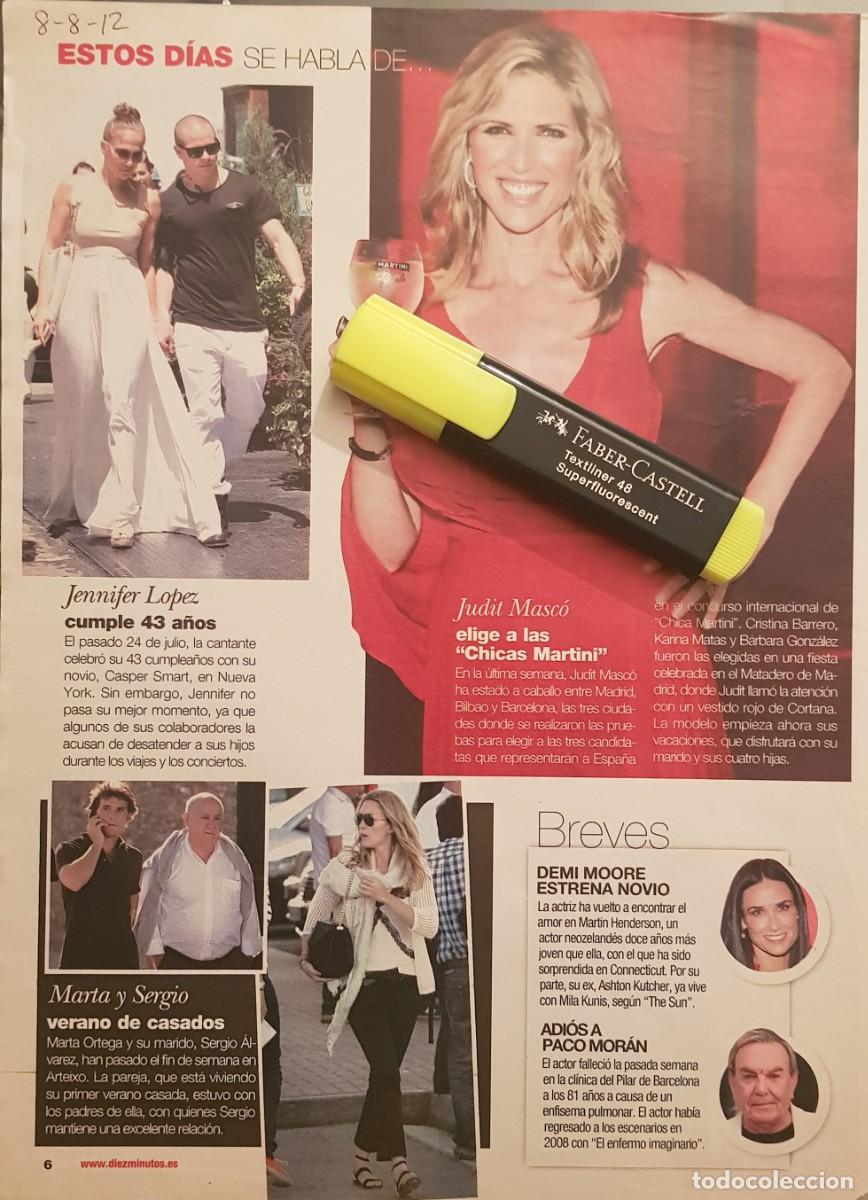 Coleccionismo de Revistas y Peri&oacute;dicos: Reportaje Judit Masc&oacute;/ Shakira y Piqu&eacute; 08.08.12