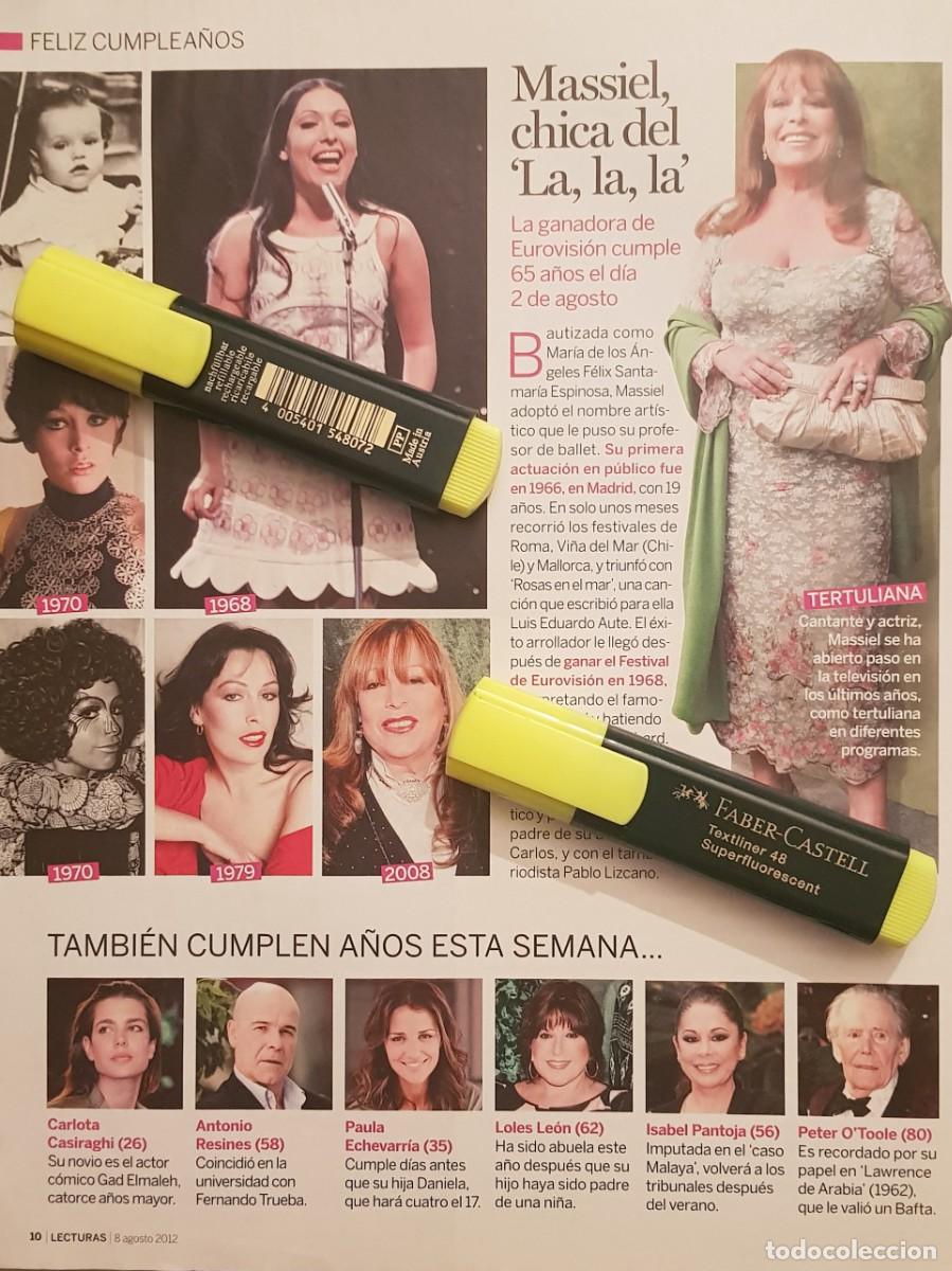 Coleccionismo de Revistas y Peri&oacute;dicos: Reportaje Massiel 08.08.12