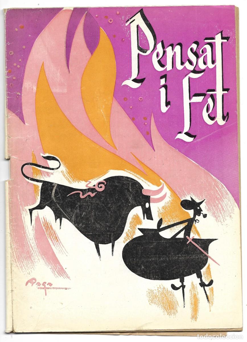 Sammeln von Zeitschriften und Zeitungen: 1956 REVISTA DE FALLAS PENSAT I FET VALENCIA