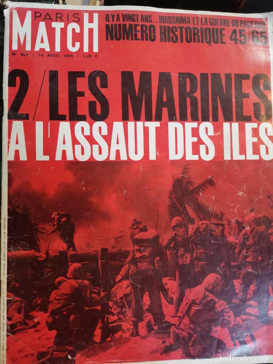 Coleccionismo de revistas y peri&oacute;dicos: 1965 REVISTA PARIS MATCH - NUMERO HISTORIQUE HIROSHIMA ET LA GUERRE DU PACIFIQUE