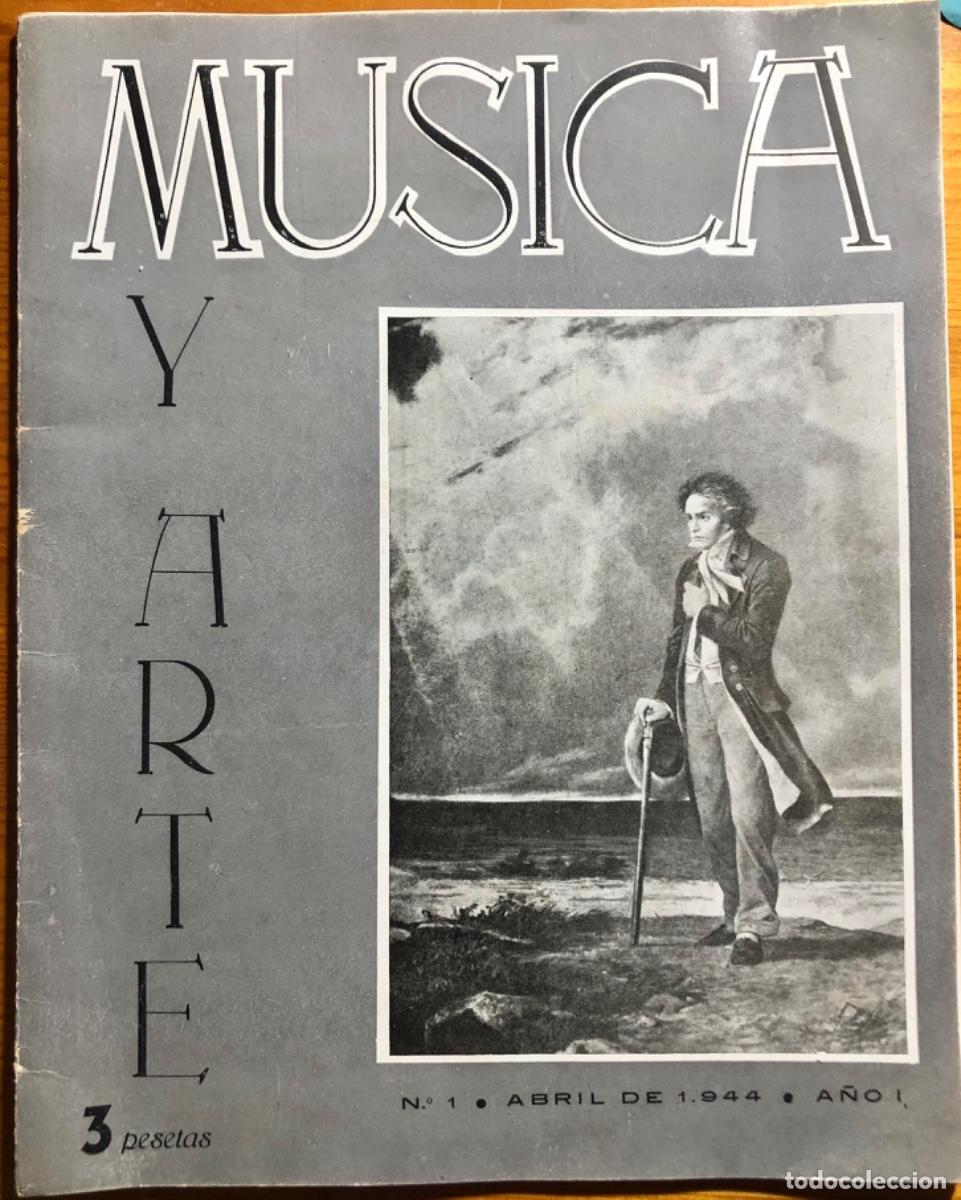 Collezionismo di Riviste e Giornali: ALICANTE- MUSICA Y ARTE- MUY RARA REVISTA- N&ordm; 1 - a&ntilde;o 1944