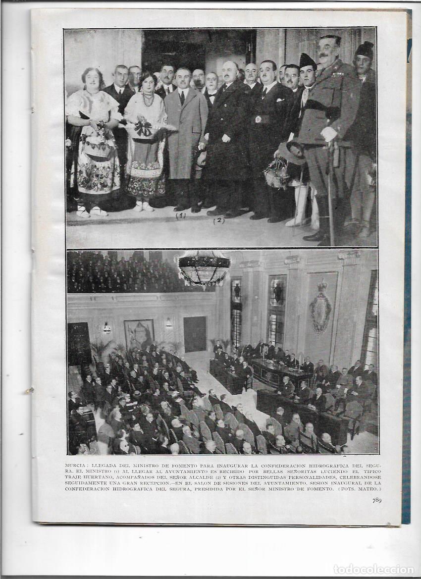 Collection Magazines and Newspapers: 1927 CASTILLEJA DE LA CUESTA HOMENAJE HERNAN CORTES MURCIA CONF HIDROGRAFICA SEGURA MONDRAGON MINA