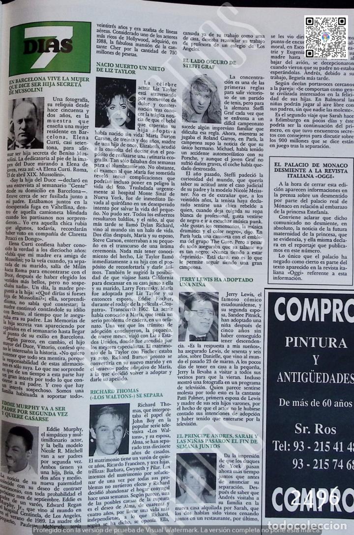Coleccionismo de Revistas y Peri&oacute;dicos: STEFFI GRAF RICHARD THOMAS LOS WALTONS EDDIE MURPHY ELIZABETH TAYLOR