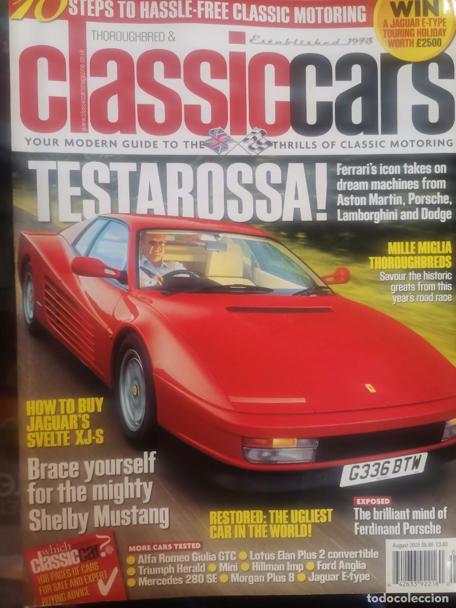 Coleccionismo de Revistas y Peri&oacute;dicos: 2005 REVISTA THOROUGHBRED & CLASSIC CARS - FERRARI TESTAROSSA - JAGUAR XJ S