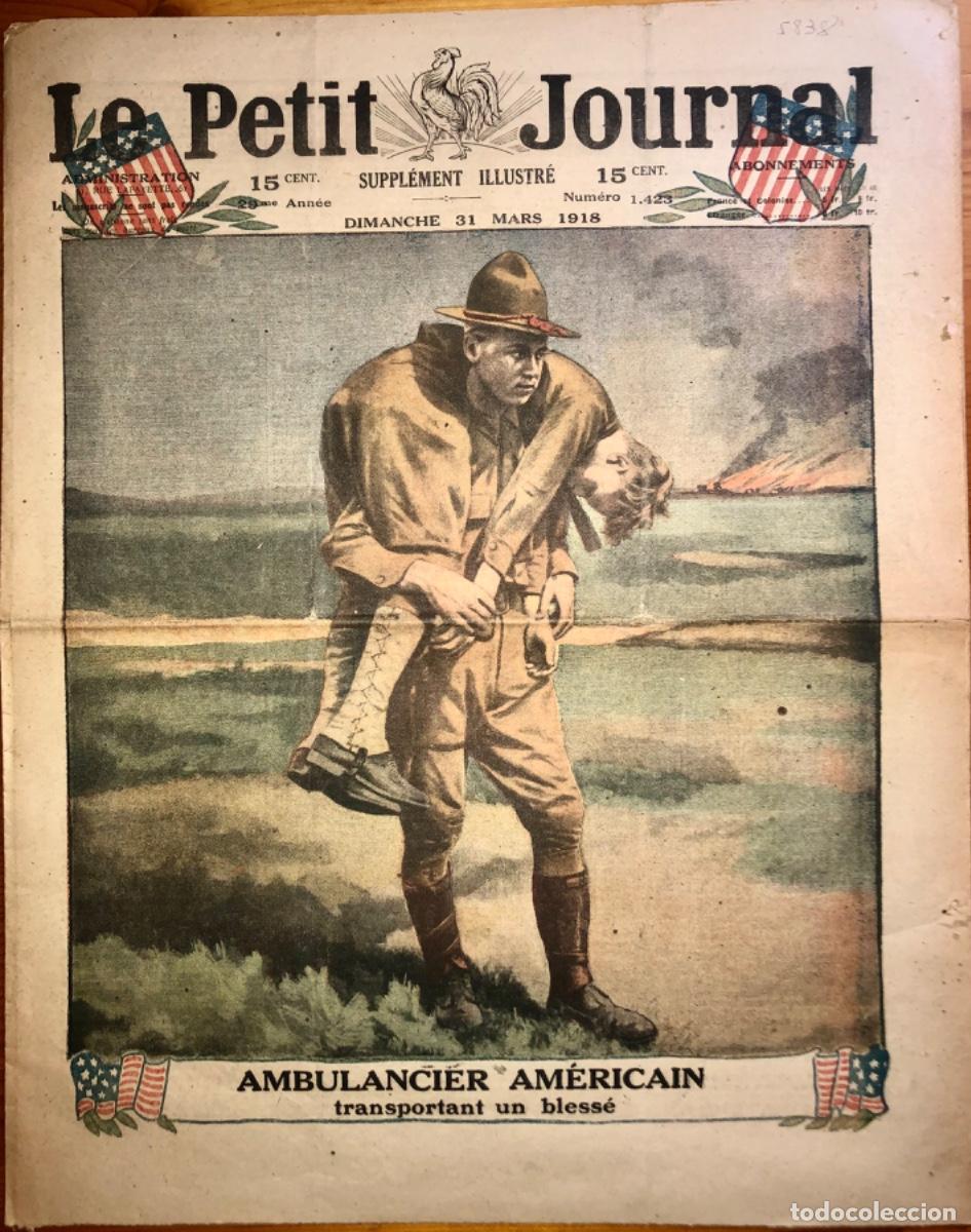 Coleccionismo de Revistas y Peri&oacute;dicos: PRIMERA GUERRA MUNDIAL- LE PETIT JOURNAL- 1918- PARIS