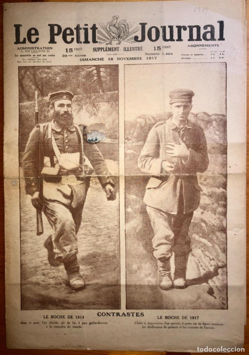 Coleccionismo de Revistas y Peri&oacute;dicos: PRIMERA GUERRA MUNDIAL- LE PETIT JOURNAL- 1917- PARIS