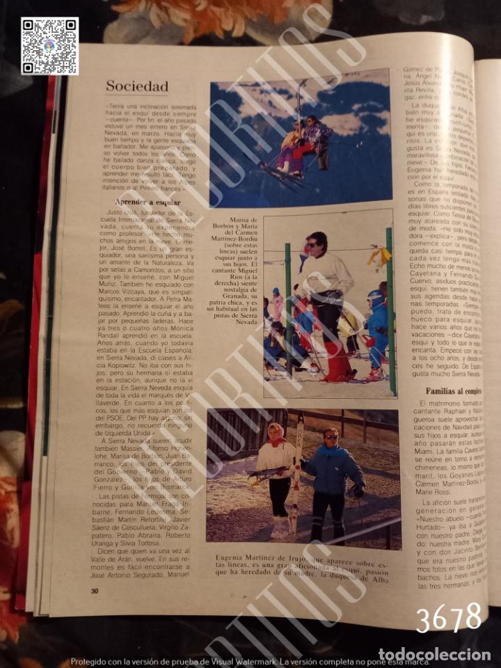 Coleccionismo de Revistas y Peri&oacute;dicos: MARISA DE BORBON EUGENIA DE IRUJO MIGUEL RIOS