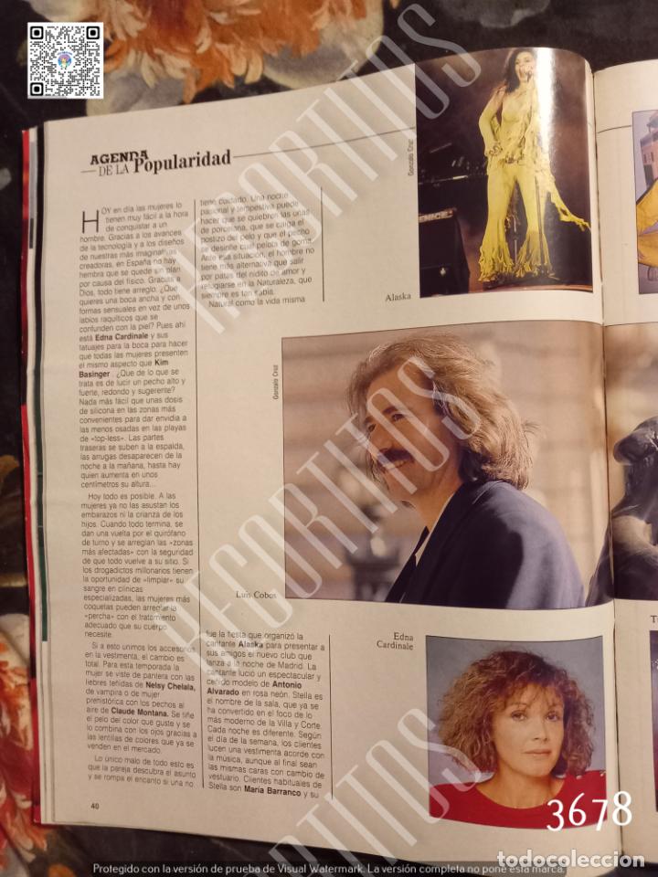 Coleccionismo de revistas y peri&oacute;dicos: EDNA CARDINALE LUIS COBOS ALASKA Y DINARAMA FANGORIA