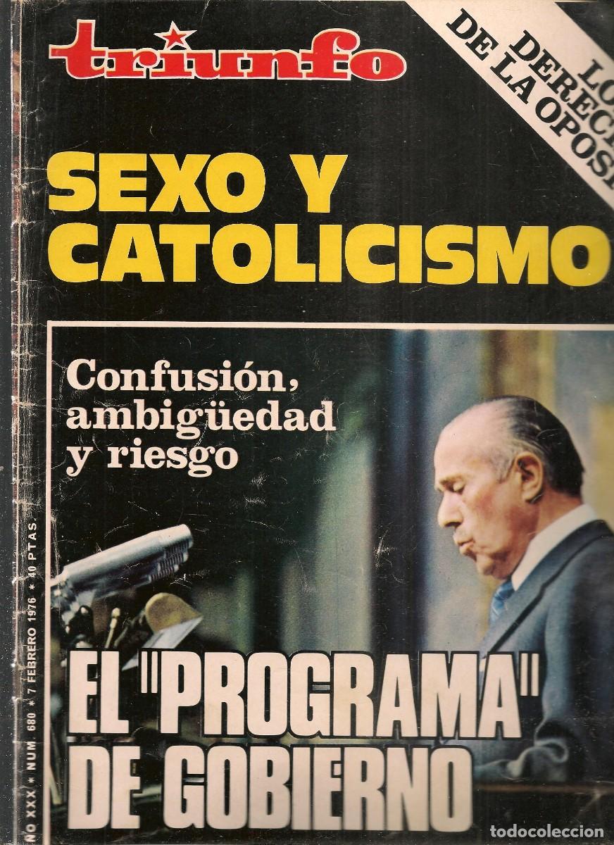 triunfo. nº 680. el programa del gobierno/ sexo - Compra venta en  todocoleccion