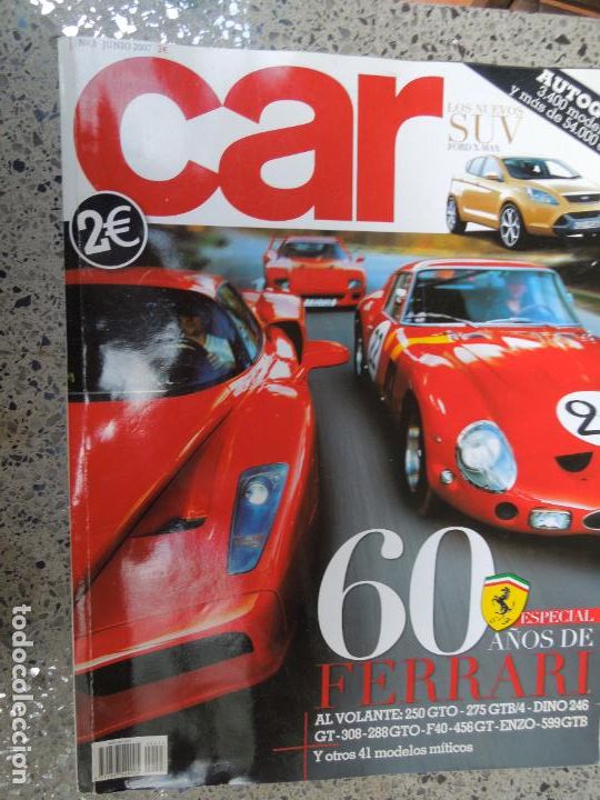 Coleccionismo de revistas y peri&oacute;dicos: CAR REVISTA N&ordm; 3 -06-2007 - ESPECIAL A&Ntilde;OS FERRARI
