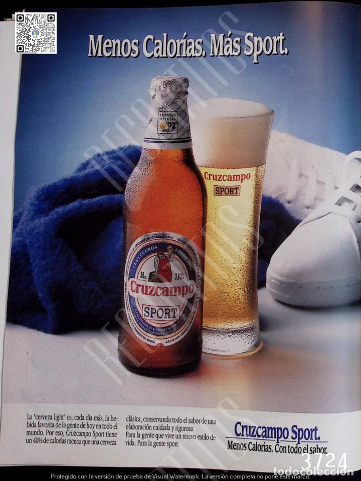 Coleccionismo de Revistas y Peri&oacute;dicos: ANUNCIO cerveza cruzcampo
