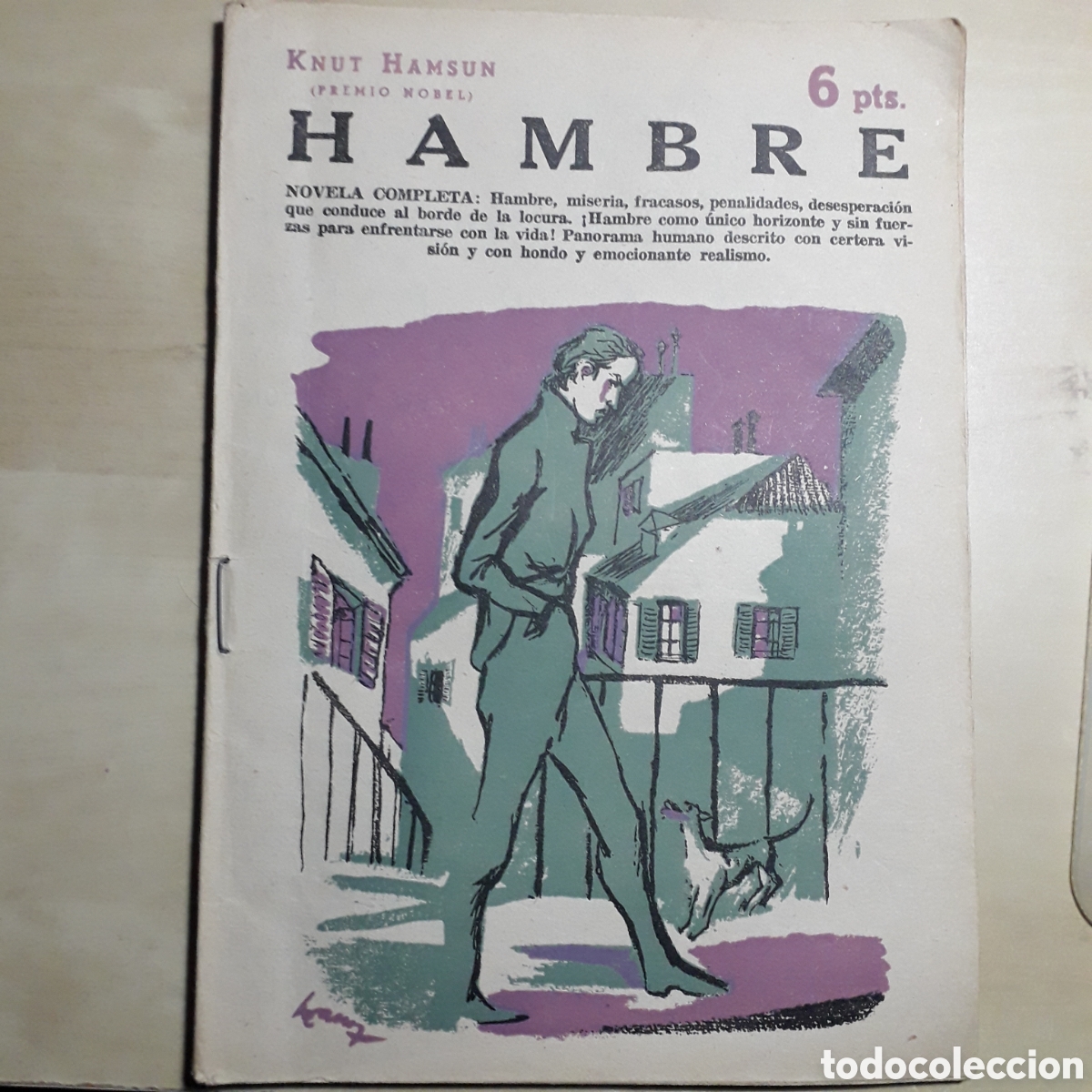 Collection Magazines and Newspapers: Knut Hamsun: Hambre. Revista literaria Novelas y cuentos, Madrid, 1959