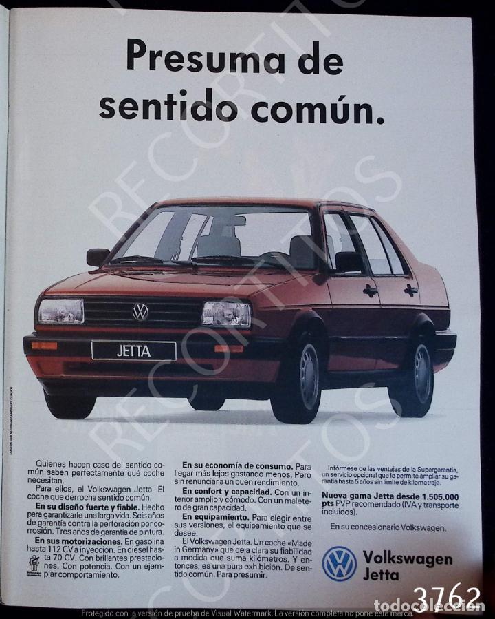 Coleccionismo de Revistas y Peri&oacute;dicos: anuncio volkswagen jetta