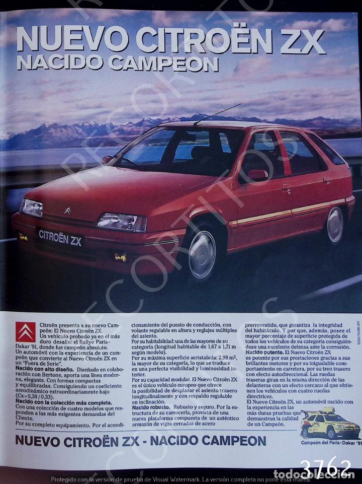 Coleccionismo de Revistas y Peri&oacute;dicos: anuncio citroen zx