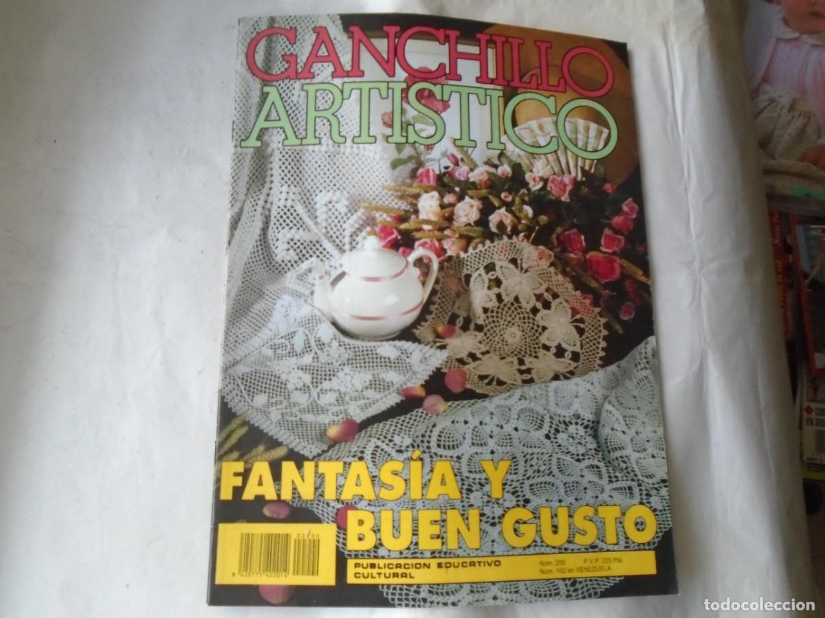 Coleccionismo de Revistas y Peri&oacute;dicos: REVISTA GANCHILLO ARTISTICO FANTASIA Y BUEN GUSTO- CON GRAFICOS