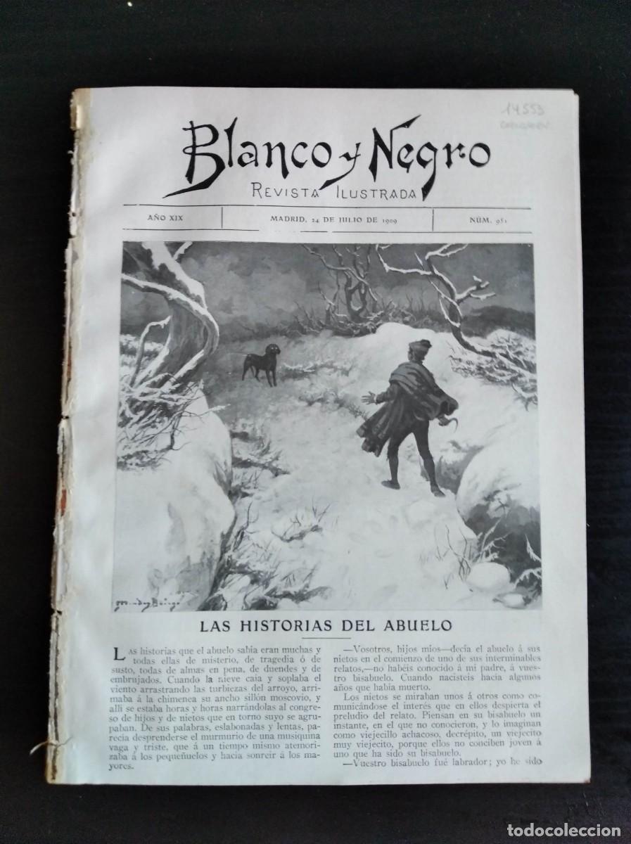 Coleccionismo de Revistas y Peri&oacute;dicos: BLANCO Y NEGRO. N&ordm; 951. A&Ntilde;O 1909. ALBERTO DURERO EN EL MUSEO DEL PRADO. CENTENARIA ILUSTRE. L.. LEER